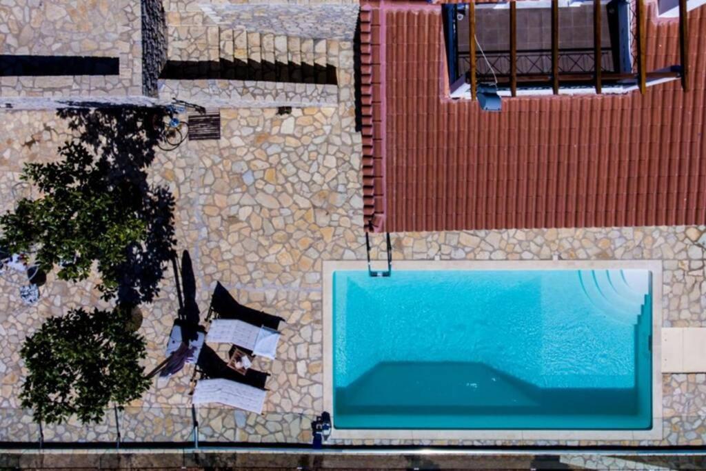 Apollo Romantic Sea View Villa Kivérion エクステリア 写真
