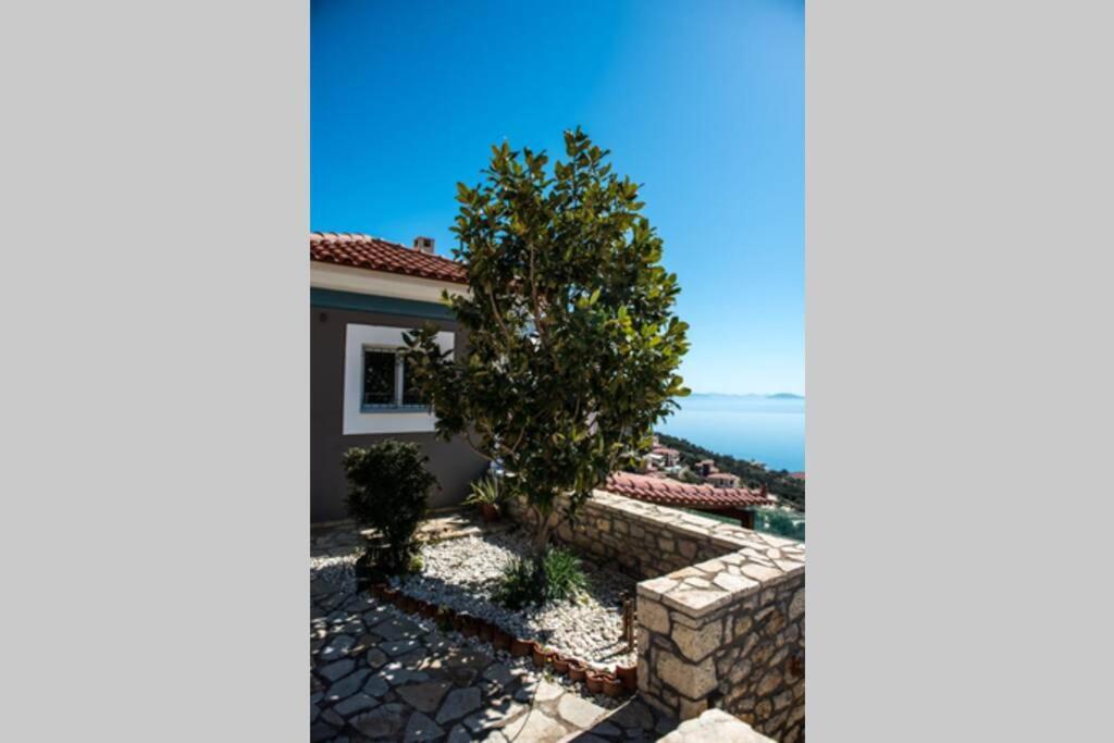 Apollo Romantic Sea View Villa Kivérion エクステリア 写真