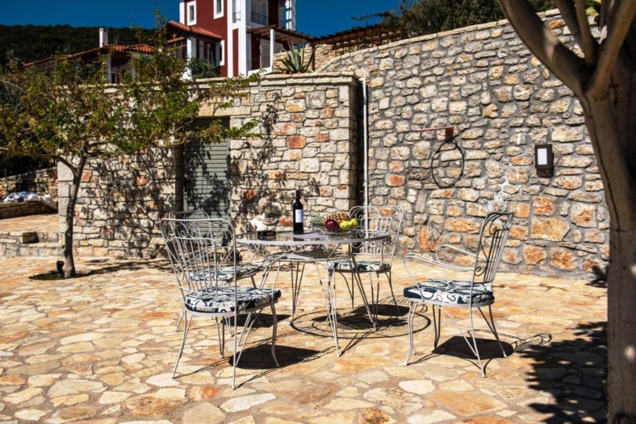 Apollo Romantic Sea View Villa Kivérion エクステリア 写真