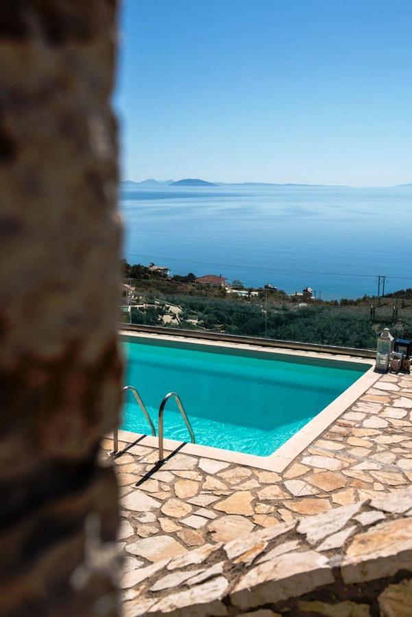 Apollo Romantic Sea View Villa Kivérion エクステリア 写真