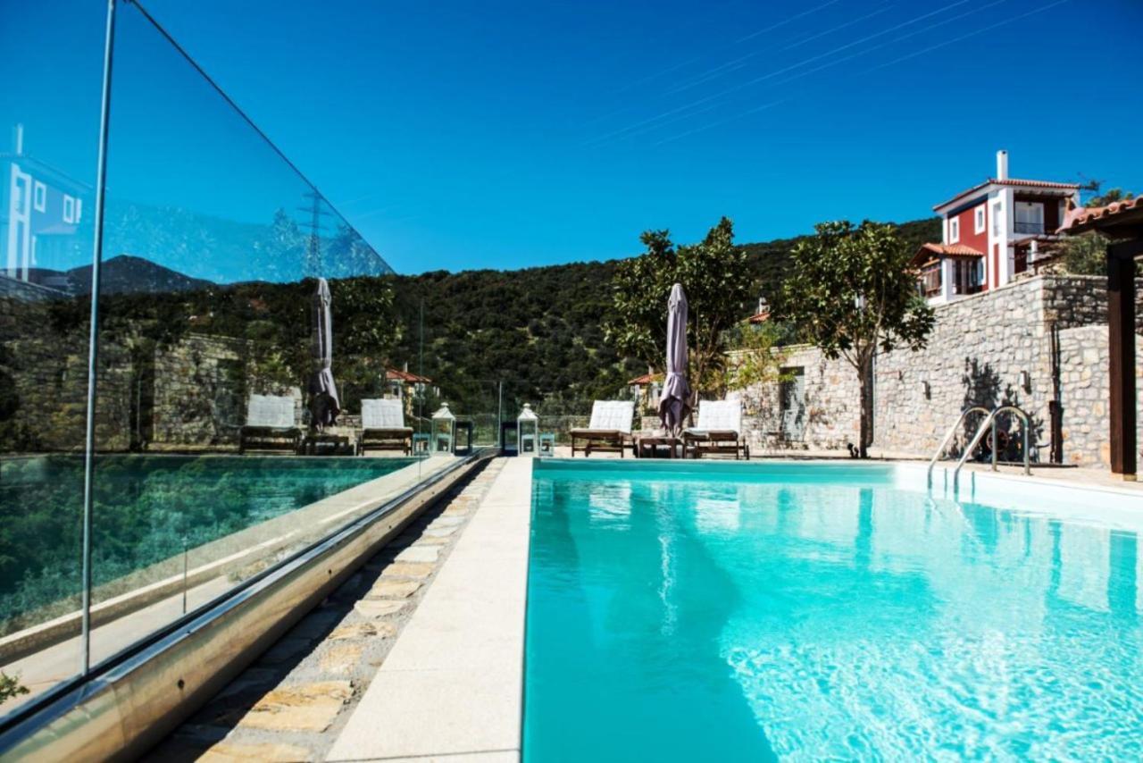 Apollo Romantic Sea View Villa Kivérion エクステリア 写真