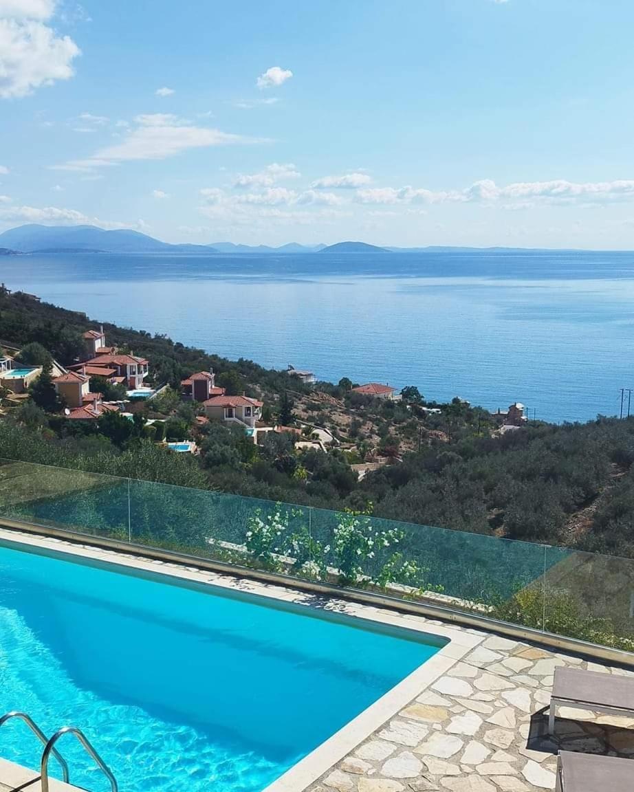 Apollo Romantic Sea View Villa Kivérion エクステリア 写真