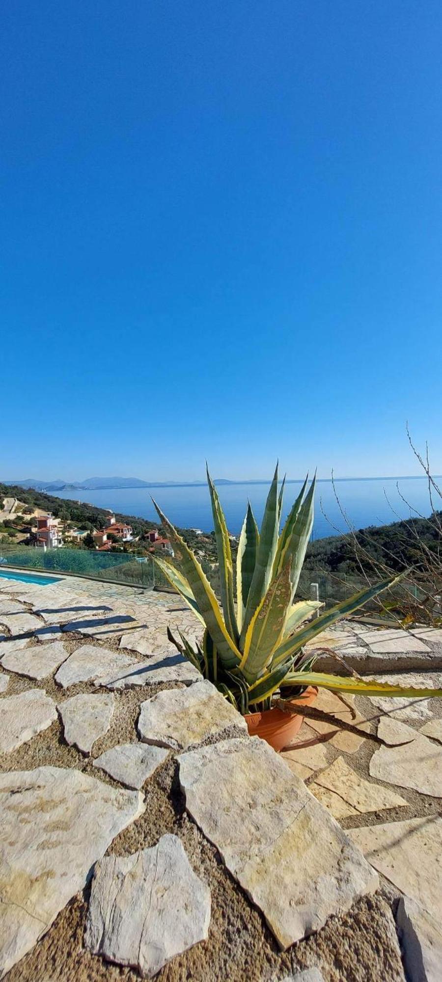 Apollo Romantic Sea View Villa Kivérion エクステリア 写真
